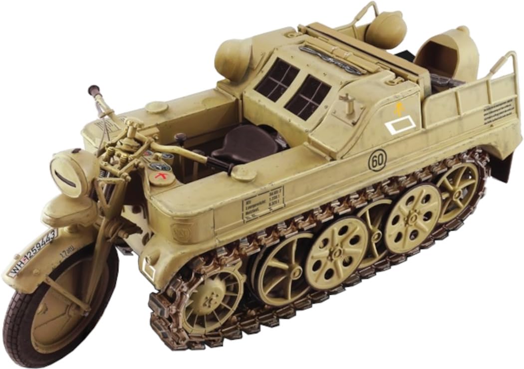 Platz Italeri 1/9 Scale WWII German Kettenkrad Plastic Model Kit IT7404 (Combat Vehicle)
Platz Italeri 1/9 Scale WWII German Kettenkrad Plastic Model Kit IT7404 (Combat Vehicle)