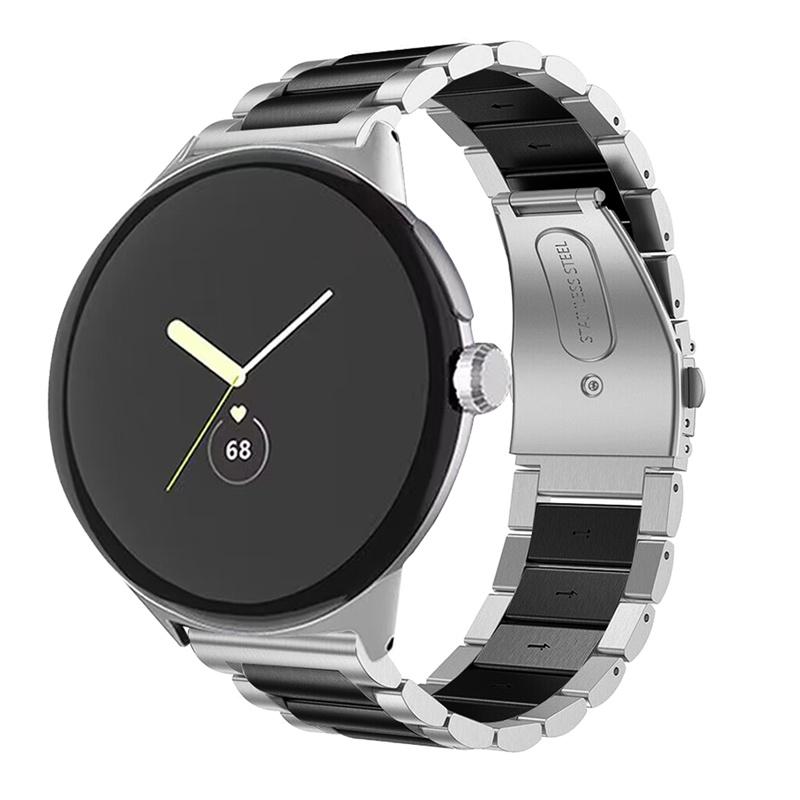 For Google Pixel Watch 3 41mm/Watch 2/Pixel Watch Elegant 316 Stainless Steel 3 Beads Wrist Band Polished Replacement Smartwatch Strap Champagne Gold
For Google Pixel Watch 3 41mm/Watch 2/Pixel Watch Elegant 316 Stainless Steel 3 Beads Wrist Band Polished Replacement Smartwatch Strap Champagne Gold