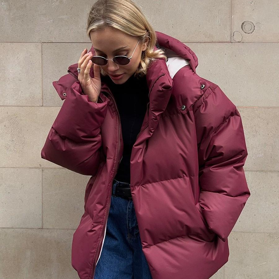 Women s Autumn and Winter European and American Loose Jacket Warm and Fashionable Coat L
Women s Autumn and Winter European and American Loose Jacket Warm and Fashionable Coat L