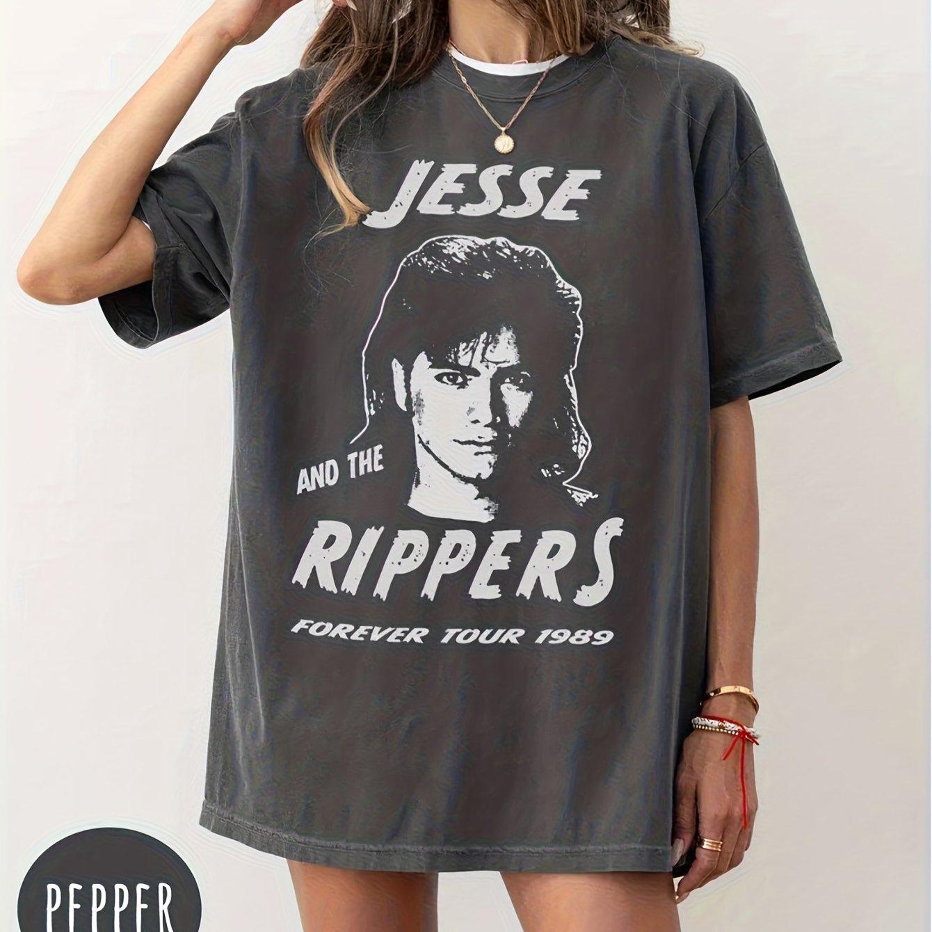 Comfort Colors Full House Jesse The Rippers Vintage 1989 TV Show TShirt Retro Band Tee with Forever Tour Print S
Comfort Colors Full House Jesse The Rippers Vintage 1989 TV Show TShirt Retro Band Tee with Forever Tour Print S