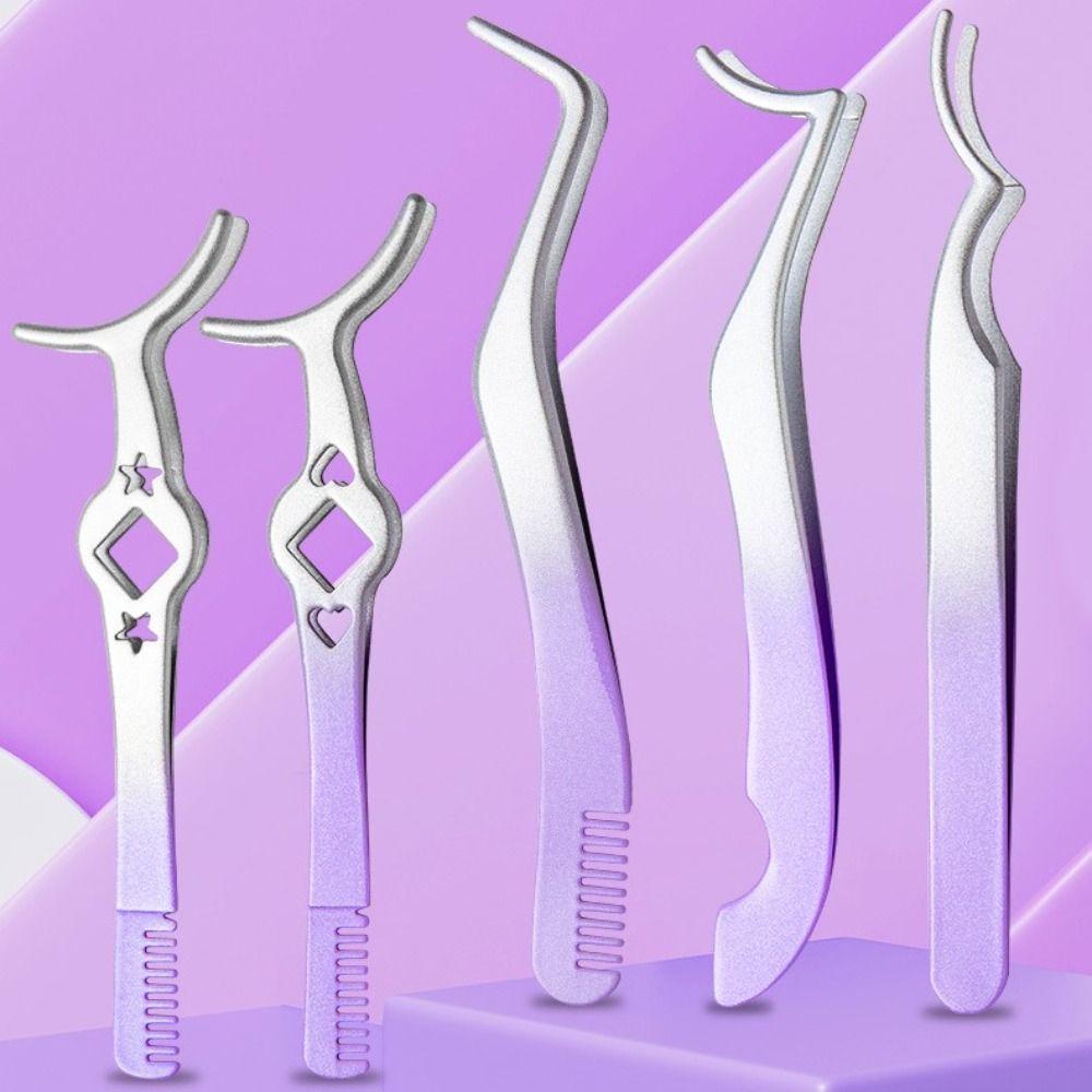 Grafting Lash Tweezers Professional Eyelash Extension Clip Pliers Small Object Grasp blue-Seven Shape
Grafting Lash Tweezers Professional Eyelash Extension Clip Pliers Small Object Grasp blue-Seven Shape