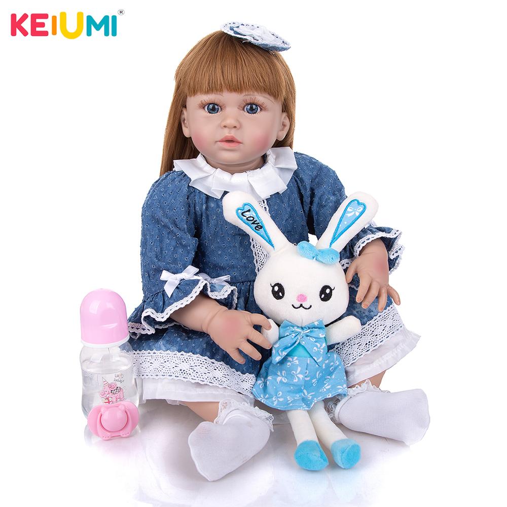 KEIUMI полностью силиконовые виниловые куклы реборн 23 дюйма реалистичные куклы для новорожденных игрушка в подарок ребенку на день рождения
KEIUMI полностью силиконовые виниловые куклы реборн 23 дюйма реалистичные куклы для новорожденных игрушка в подарок ребенку на день рождения