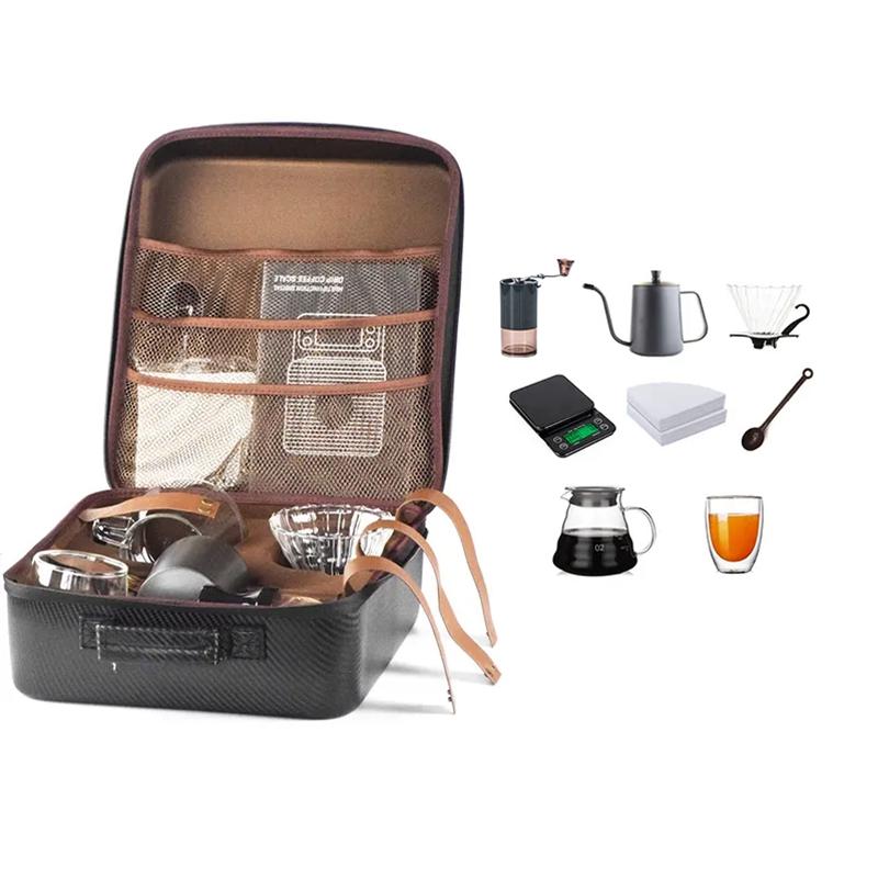 Luxury Coffee Gift Box Set Grinder Hand Pot Glass Drip Filter Household Coffee Coffee Christmas Gift Coffeeware
Luxury Coffee Gift Box Set Grinder Hand Pot Glass Drip Filter Household Coffee Coffee Christmas Gift Coffeeware