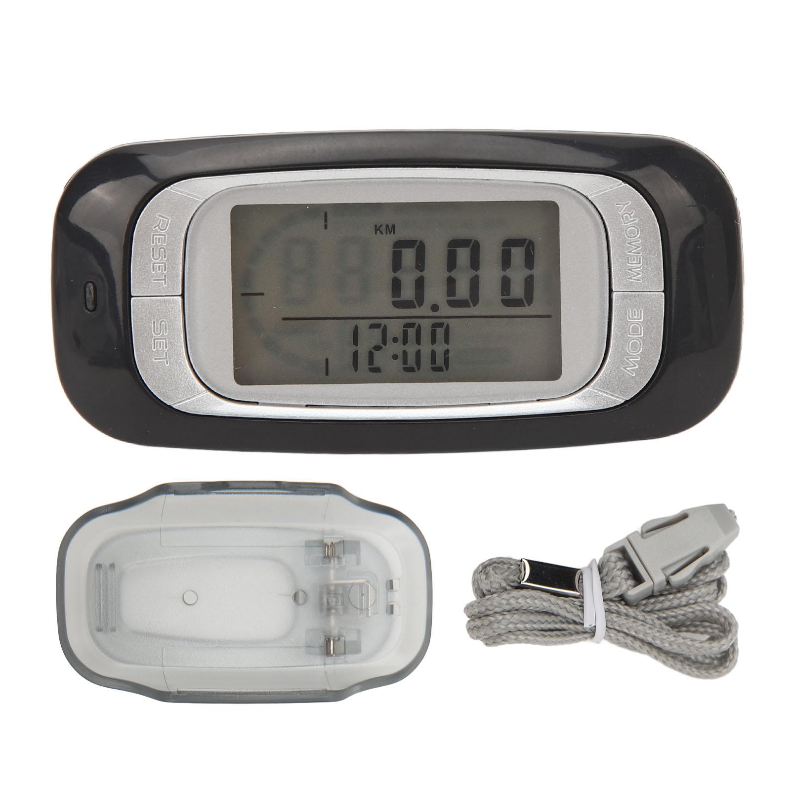 Step Counter Portable Calorie Time Recording Function 7 Day Memory LED Light 3D Pedometer for Hiking Walking
Step Counter Portable Calorie Time Recording Function 7 Day Memory LED Light 3D Pedometer for Hiking Walking