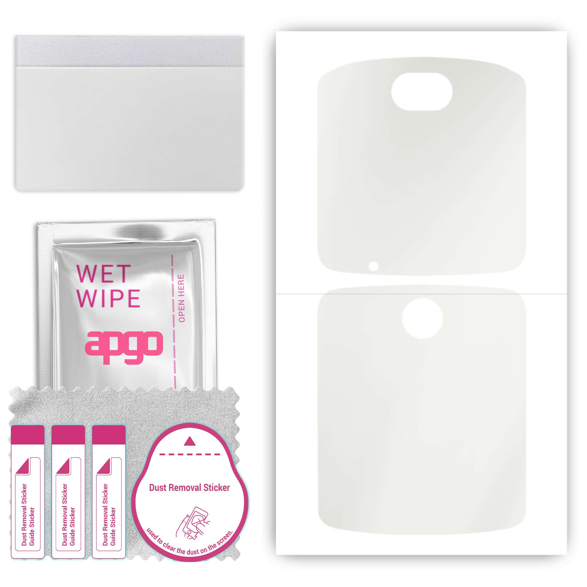 apgo MATTE Protective Skin Sticker for the back compatible with Motorola Razr 5G, Wrap Film, Hydrogel Film, Flexible, Soft TPU with positioning layer
apgo MATTE Protective Skin Sticker for the back compatible with Motorola Razr 5G, Wrap Film, Hydrogel Film, Flexible, Soft TPU with positioning layer