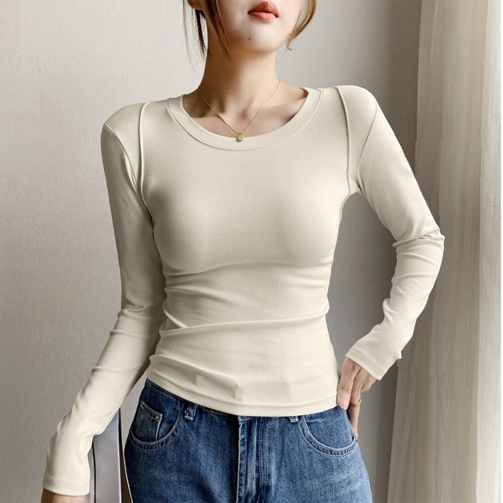 Women s Fashionable And Casual Solid Color Long Sleeve Base Layer Top M
Women s Fashionable And Casual Solid Color Long Sleeve Base Layer Top M