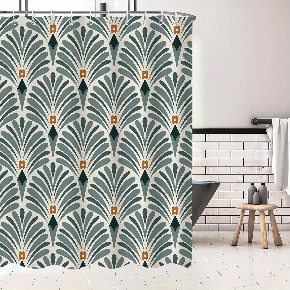 Bohemian Leaf Plant Shower Curtain - Polyester Fabric With 12 Hooks For Bathroom Decor W60H190(CM)-1 Pcs
Bohemian Leaf Plant Shower Curtain - Polyester Fabric With 12 Hooks For Bathroom Decor W60H190(CM)-1 Pcs