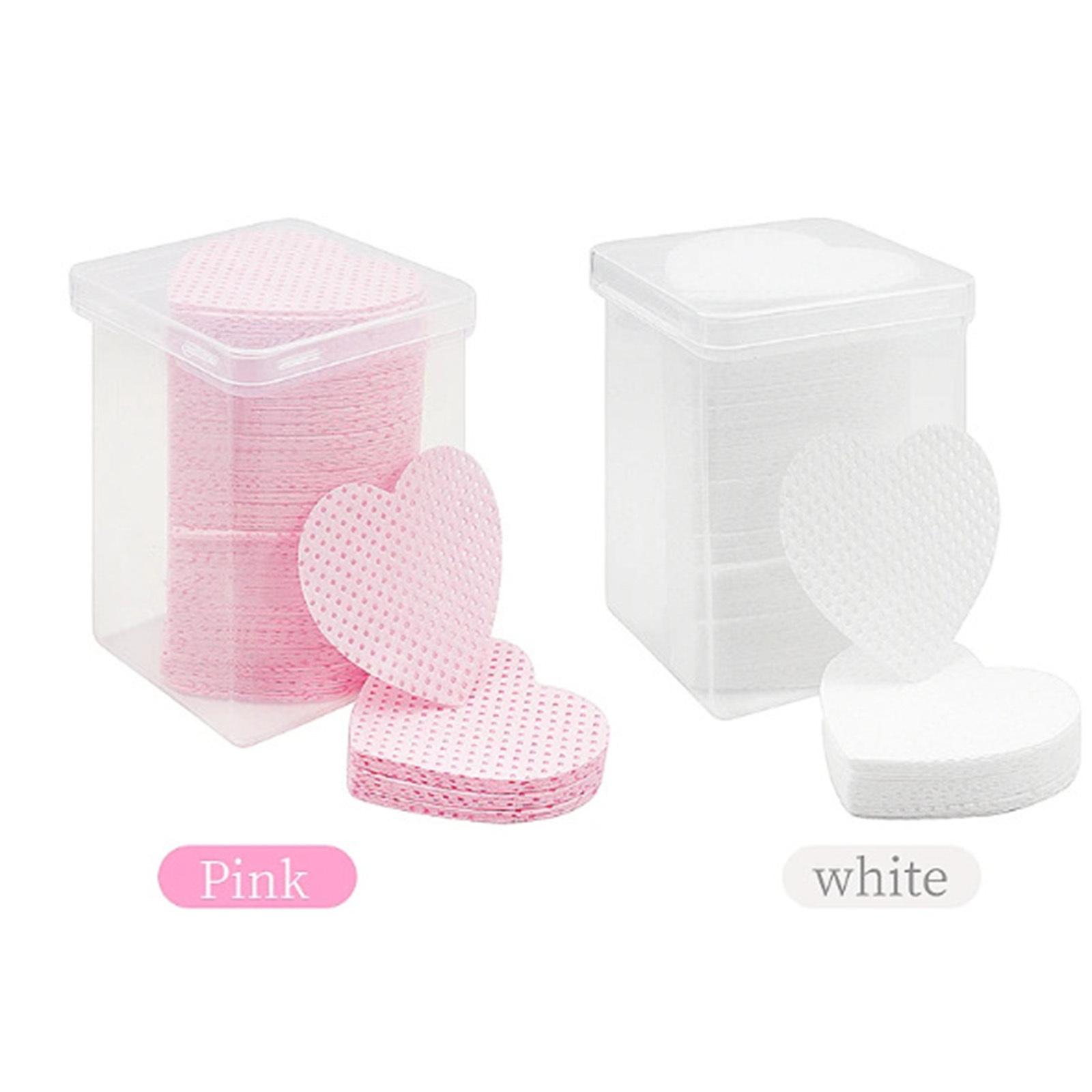 600Pcs Heart Shaped Makeup Removal Pad Soft Gentle Cotton Cloth for Eyelash Glue Quick Clean Portable Reusable Beauty Gadget Accessory One Size рожевий
600Pcs Heart Shaped Makeup Removal Pad Soft Gentle Cotton Cloth for Eyelash Glue Quick Clean Portable Reusable Beauty Gadget Accessory One Size рожевий