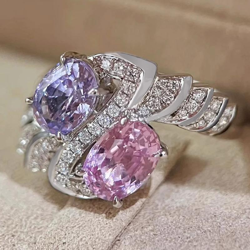 Charming Purple/Pink Cubic Zirconia Women Rings Romantic Bridal Wedding Accessories Sparkling Rings Party Fashion Zircon 7
Charming Purple/Pink Cubic Zirconia Women Rings Romantic Bridal Wedding Accessories Sparkling Rings Party Fashion Zircon 7