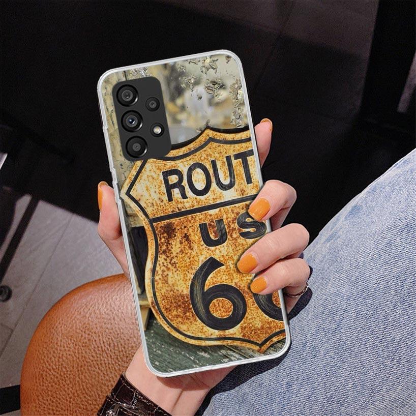 America Route 66 Phone Case For Samsung Galaxy A52 A32 A22 A12 A51 A31 A50S A30S A20S A10S Note 20 Ultra 10 Plus S10 A72 A71 Gal Samsung A52
America Route 66 Phone Case For Samsung Galaxy A52 A32 A22 A12 A51 A31 A50S A30S A20S A10S Note 20 Ultra 10 Plus S10 A72 A71 Gal Samsung A52