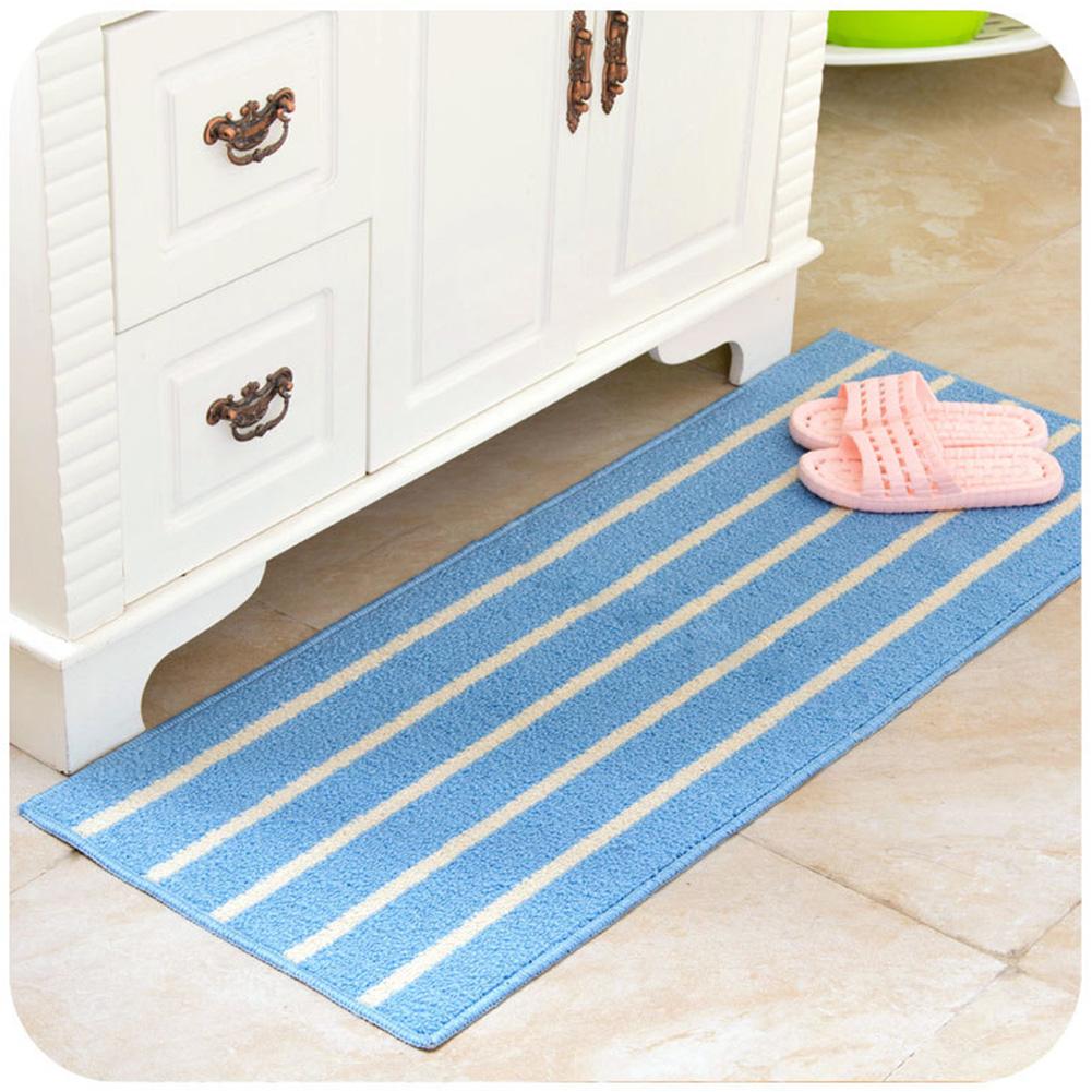 Striped Bath Mat Non-slip Water Absorption Area Rug for Living Room Kithcen Bathroom blue 43 110cm#1
Striped Bath Mat Non-slip Water Absorption Area Rug for Living Room Kithcen Bathroom blue 43 110cm#1
