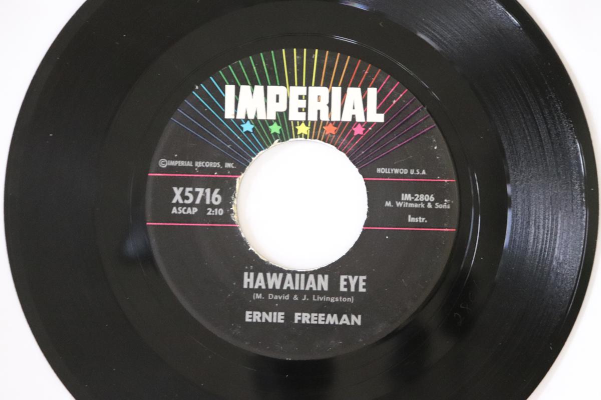7inch Record ERNIE FREEMAN - Hawaiian Eye / Heartbreak Hotel X5716 Imperial 1960 US Pop Used
7inch Record ERNIE FREEMAN - Hawaiian Eye / Heartbreak Hotel X5716 Imperial 1960 US Pop Used