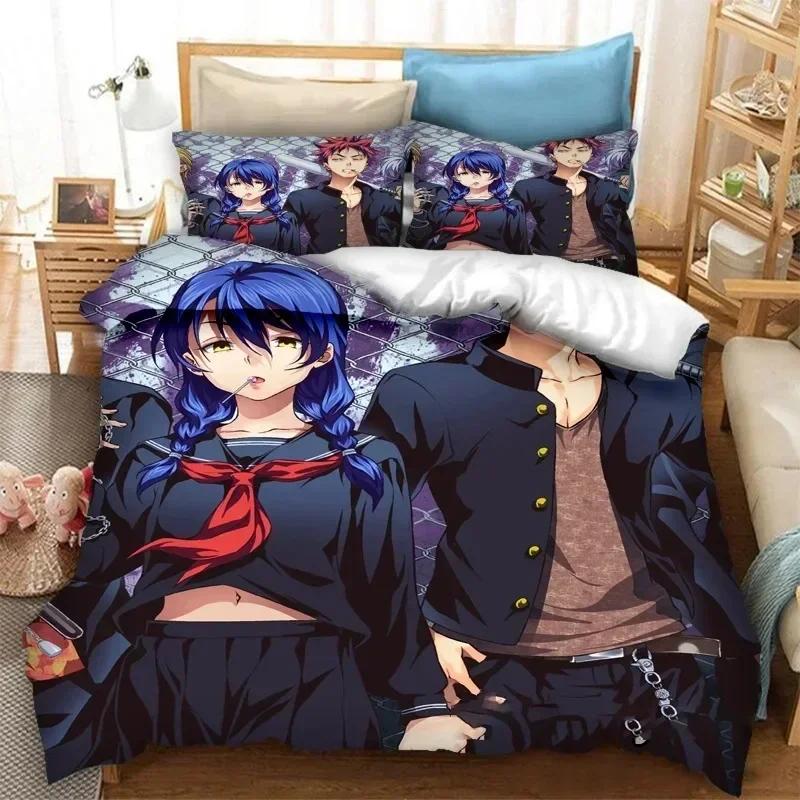 Food Wars Shokugeki no Soma Bedding Set Duvet Cover Sheet Printed Bed Set Pillowcase Bed Full Queen King Size Comforter Bedroom 135x200cm
Food Wars Shokugeki no Soma Bedding Set Duvet Cover Sheet Printed Bed Set Pillowcase Bed Full Queen King Size Comforter Bedroom 135x200cm