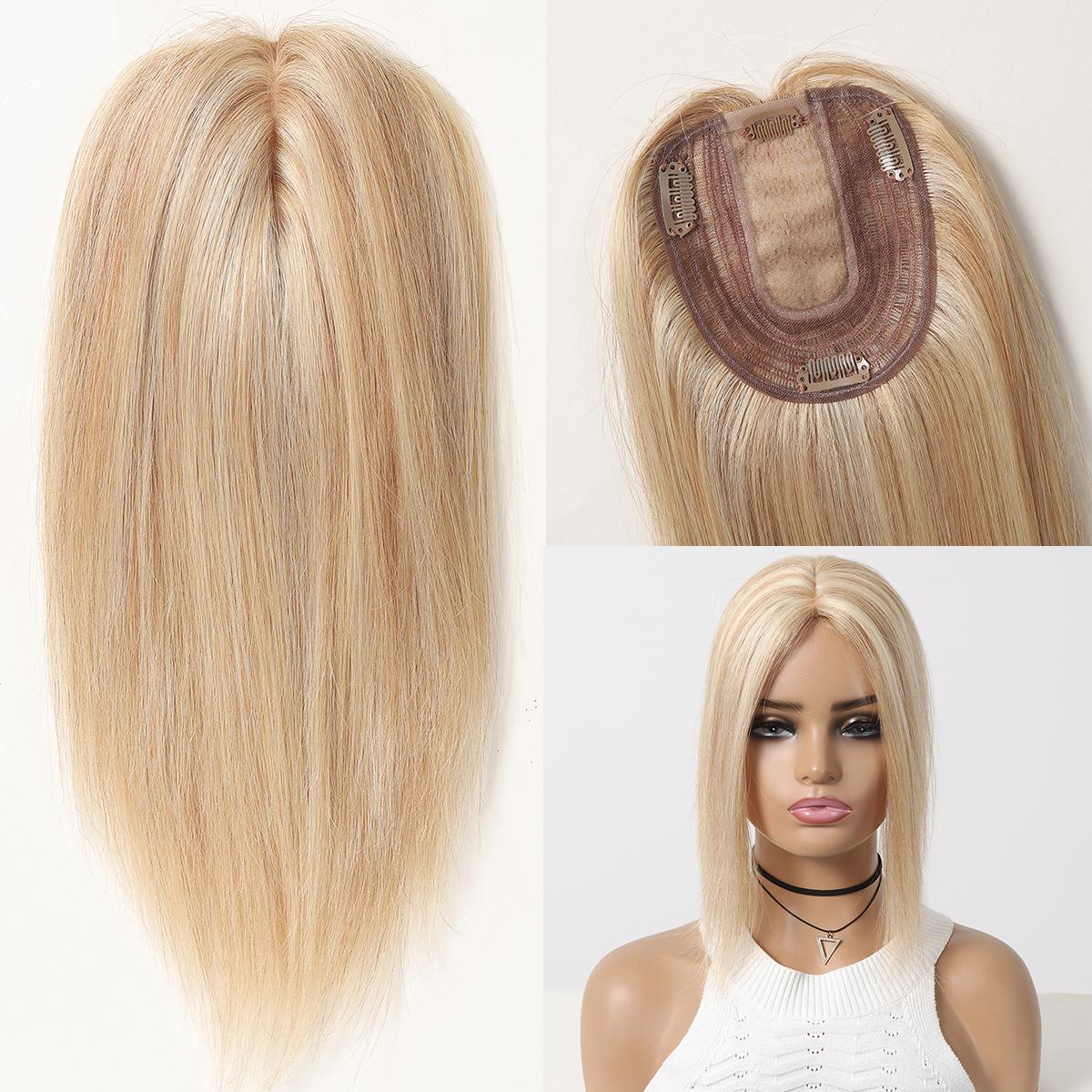 HAIRCUBE Топперы из натуральных волос Коричневые мелированные светлые волосы для женщин с истонченными волосами Шелковая основа Наращивание волос в топпере в средней части
HAIRCUBE Топперы из натуральных волос Коричневые мелированные светлые волосы для женщин с истонченными волосами Шелковая основа Наращивание волос в топпере в средней части