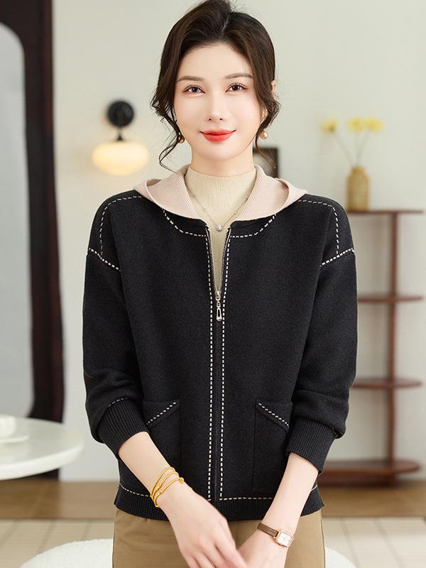 Mom s Spring Short Knit Cardigan 2026: New Style Fashionable Sweater for Middle-Aged and Elderly Women 3XL (for 150-165 jin) чёрный
Mom s Spring Short Knit Cardigan 2026: New Style Fashionable Sweater for Middle-Aged and Elderly Women 3XL (for 150-165 jin) чёрный