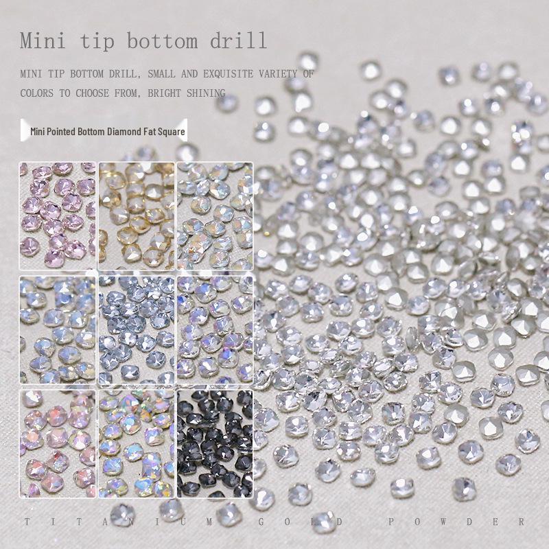 30-Piece Iridescent Rhinestone Nail Art Set: Mini Fat Square, Pointed Bottom, Transparent White & Irregular Diamonds
30-Piece Iridescent Rhinestone Nail Art Set: Mini Fat Square, Pointed Bottom, Transparent White & Irregular Diamonds