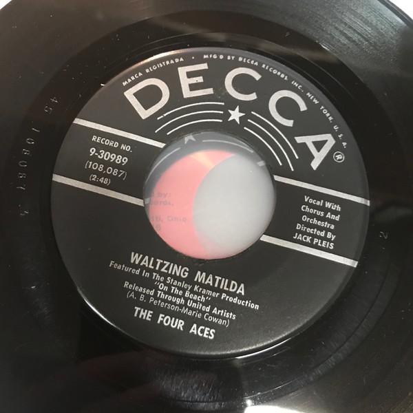 7inch Record FOUR ACES - The Wonder Of It All / Waltzing Mat 930989 Decca 1959 US Jazz Used
7inch Record FOUR ACES - The Wonder Of It All / Waltzing Mat 930989 Decca 1959 US Jazz Used