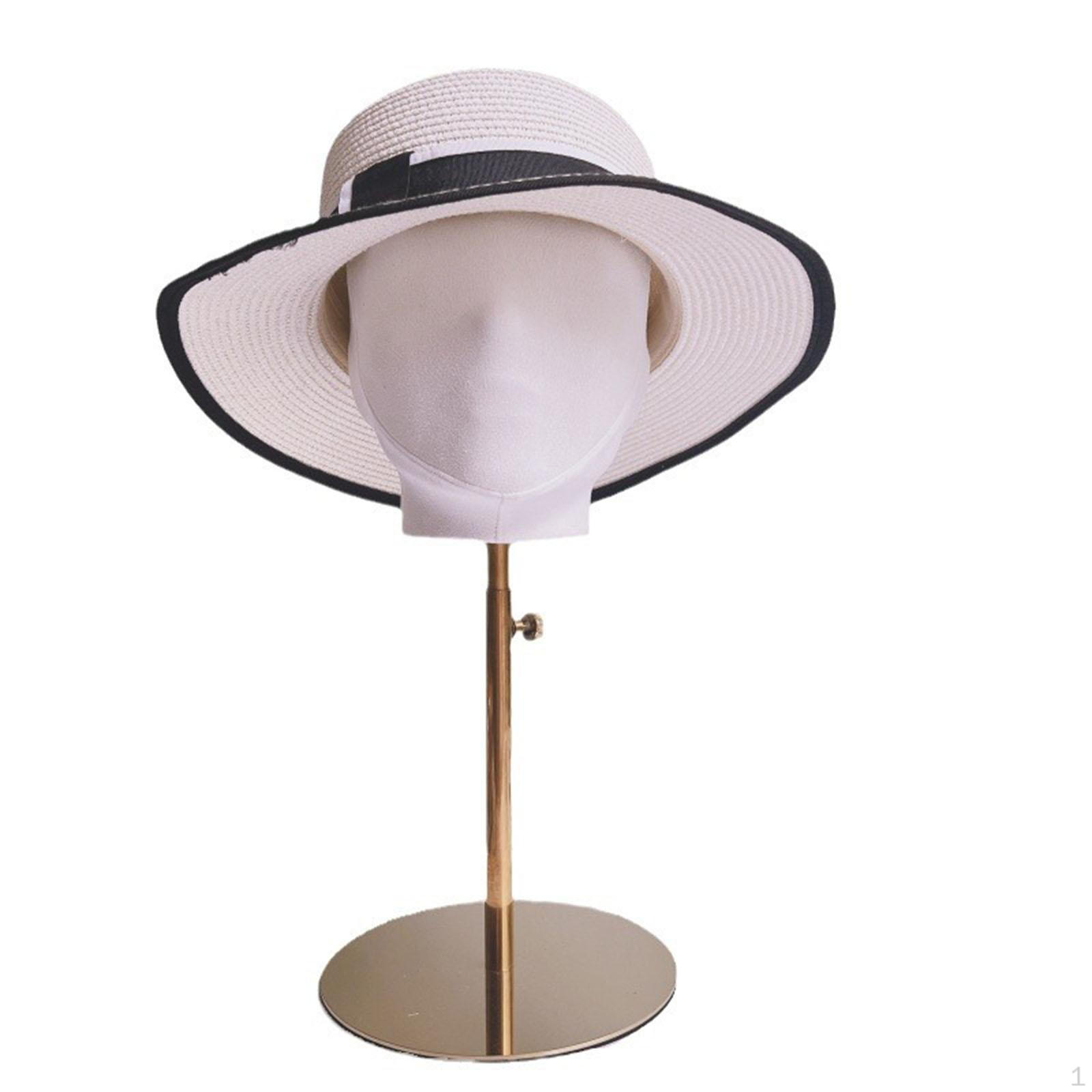 Mannequin Head Model Wig Display Stand Sturdy Hat Rack Holder for Jewelry Hats gold base
Mannequin Head Model Wig Display Stand Sturdy Hat Rack Holder for Jewelry Hats gold base