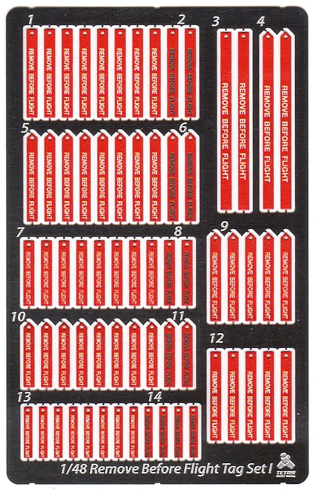 Tetra Model Серия AA Снять перед полетом Бирка Детали для пластиковой модели AA4801 1/48
Tetra Model Серия AA Снять перед полетом Бирка Детали для пластиковой модели AA4801 1/48