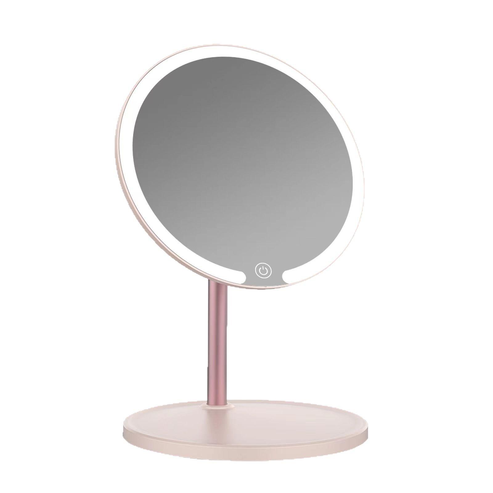 Зеркало для макияжа со встроенным источником света розовый
Зеркало для макияжа со встроенным источником света розовый
