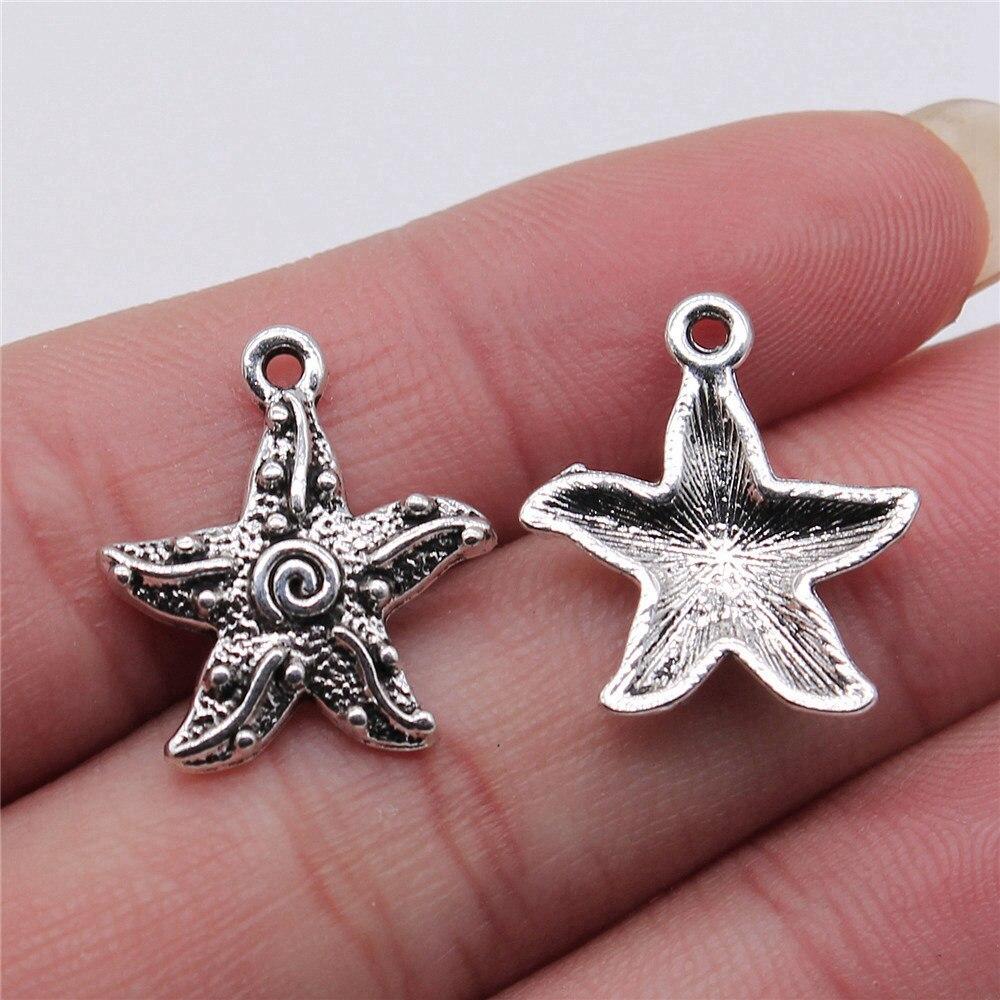 10 шт. Цинковый сплав Морские звезды Шармы Подвески Lot Charms Аксессуары для сумки 18x20 мм B14739
10 шт. Цинковый сплав Морские звезды Шармы Подвески Lot Charms Аксессуары для сумки 18x20 мм B14739