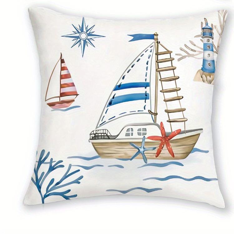 1/4pcs Coastal Nautical Throw Pillow Covers Navy Blue Ocean Themed Cushion Cases for Home Decor Cushion cover 45x45cm-1pcs
1/4pcs Coastal Nautical Throw Pillow Covers Navy Blue Ocean Themed Cushion Cases for Home Decor Cushion cover 45x45cm-1pcs