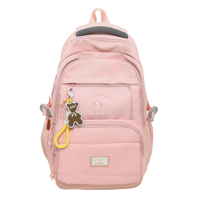 Рюкзак большой емкости для младших школьников, школьная сумка в студенческом стиле розовый
Рюкзак большой емкости для младших школьников, школьная сумка в студенческом стиле розовый