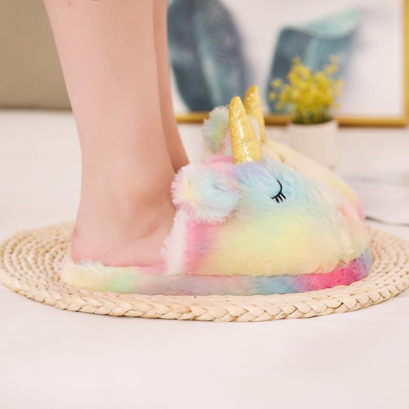 Unicorn Plush Winter Slippers - Indoor/Outdoor Cartoon Couples Slippers with Heel One Size
Unicorn Plush Winter Slippers - Indoor/Outdoor Cartoon Couples Slippers with Heel One Size