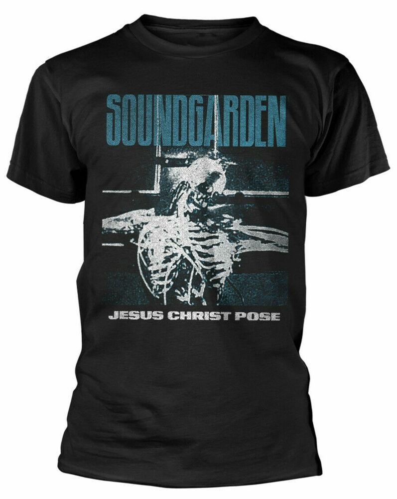 Черная классическая футболка унисекс Soundgarden «Иисус Христос Поза» в стиле гранж-рок
Черная классическая футболка унисекс Soundgarden «Иисус Христос Поза» в стиле гранж-рок