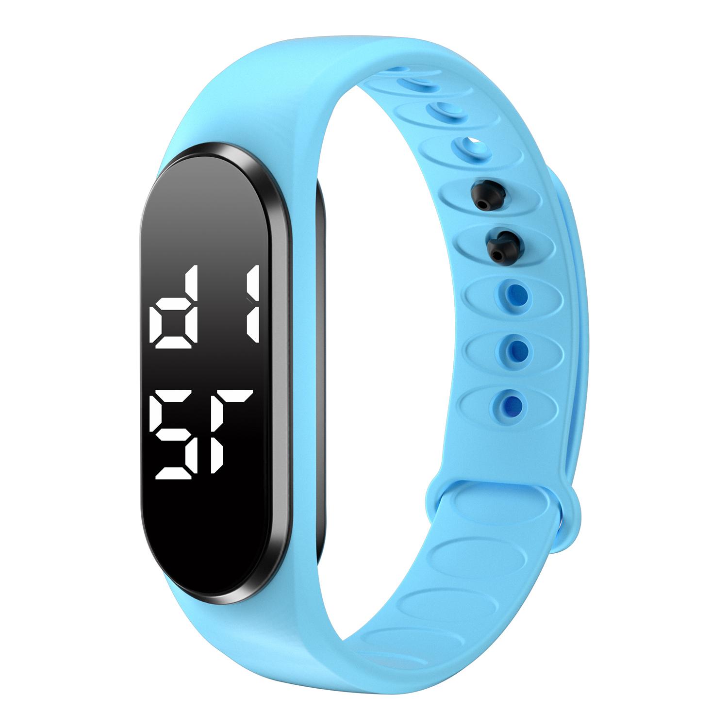 CD2-UD Sports Wristband Countdown Stopwatch Sleep Monitoring Alarm Pedometer Bracelet Baby Blue
CD2-UD Sports Wristband Countdown Stopwatch Sleep Monitoring Alarm Pedometer Bracelet Baby Blue