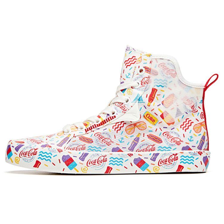 Anta Life Series Coca-Cola Collaboration дышащие прочные высокие парусиновые туфли женские кроссовки белые красные 122028656-8 37.5
Anta Life Series Coca-Cola Collaboration дышащие прочные высокие парусиновые туфли женские кроссовки белые красные 122028656-8 37.5