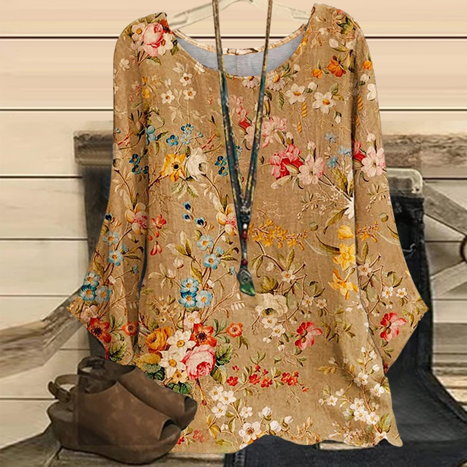 Женский повседневный свободный топ с длинными рукавами в стиле ретро с принтом и круглым вырезом XL жёлтый
Женский повседневный свободный топ с длинными рукавами в стиле ретро с принтом и круглым вырезом XL жёлтый