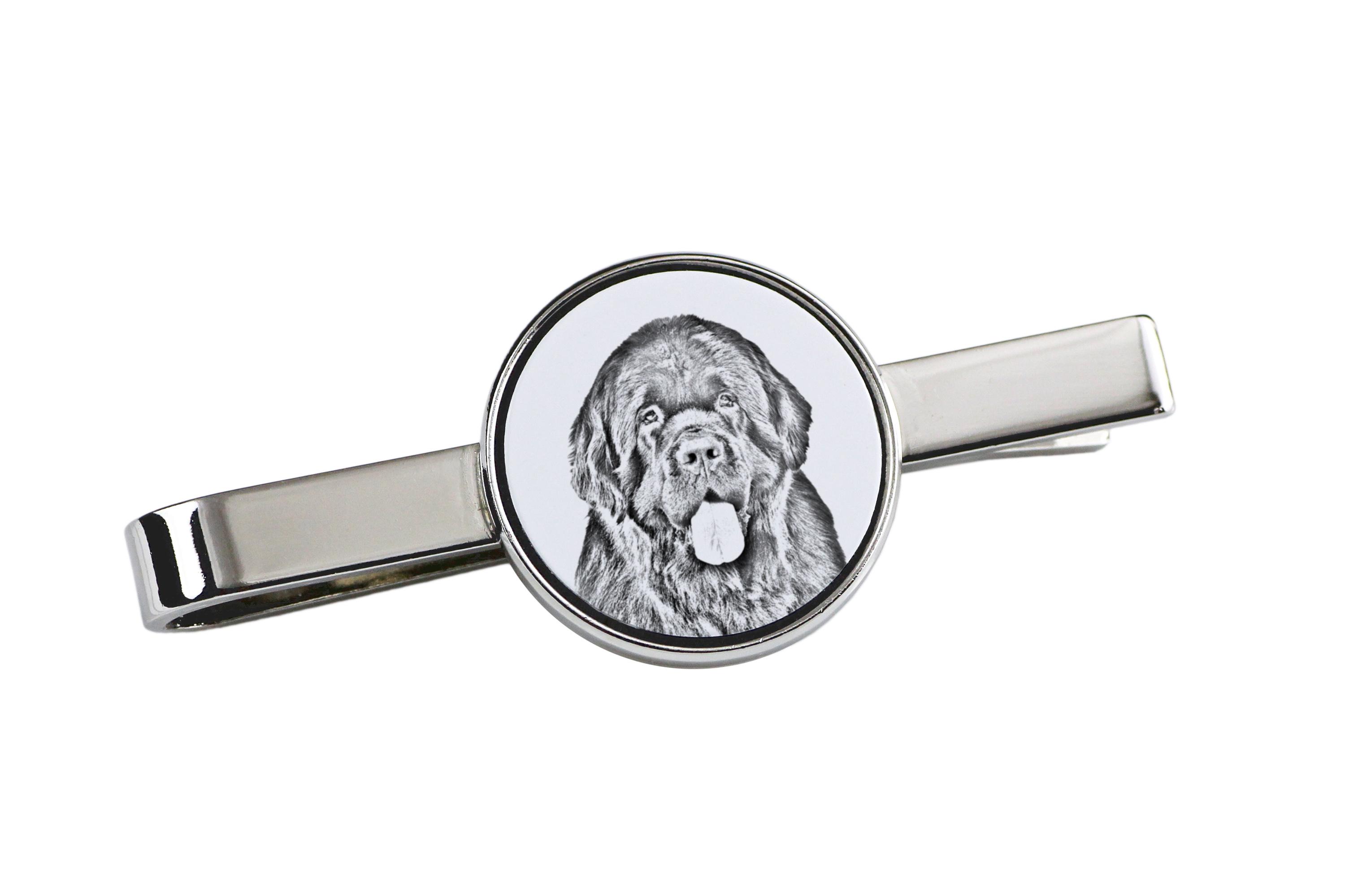 Newfoundland, Newfs, Newfies - tie clip with a dog, personalized tie clip, a unique gift for a man from the Art-Dog brand срібний
Newfoundland, Newfs, Newfies - tie clip with a dog, personalized tie clip, a unique gift for a man from the Art-Dog brand срібний
