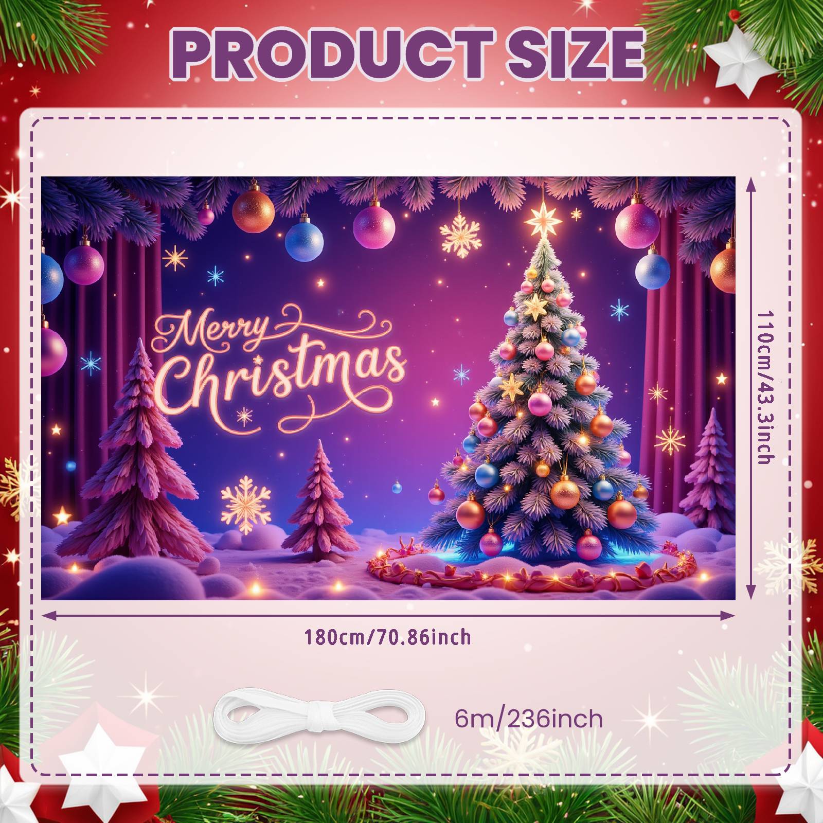Xmas Celebration Display Hanging Ornaments Christmas Party Banner Xmas Backdrop Winter Elements Christmas Display For Family New
Xmas Celebration Display Hanging Ornaments Christmas Party Banner Xmas Backdrop Winter Elements Christmas Display For Family New