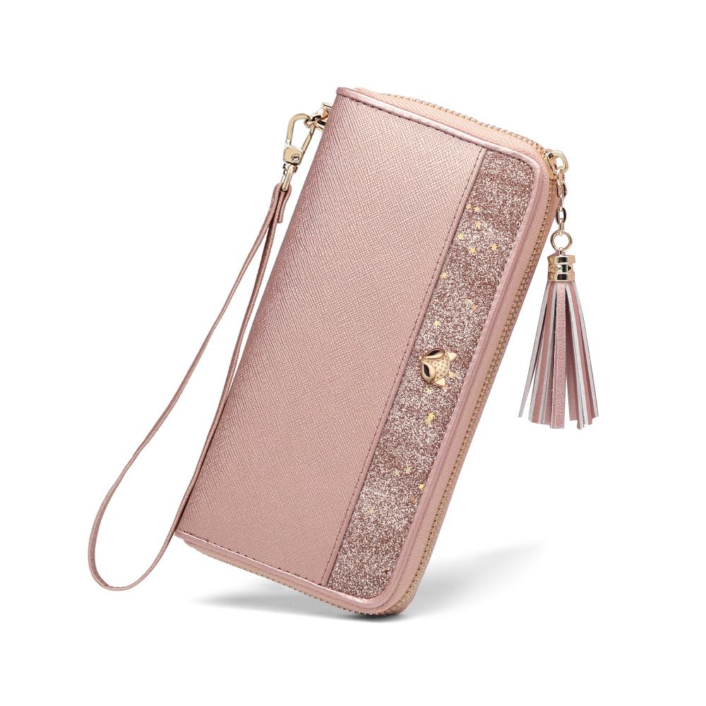 FOXER Women s Glitter Split Leather Long Wallet With Wristle Luxury Card Holder Female Gift Stylish Purse Lady Clutch Phone Bag
FOXER Women s Glitter Split Leather Long Wallet With Wristle Luxury Card Holder Female Gift Stylish Purse Lady Clutch Phone Bag