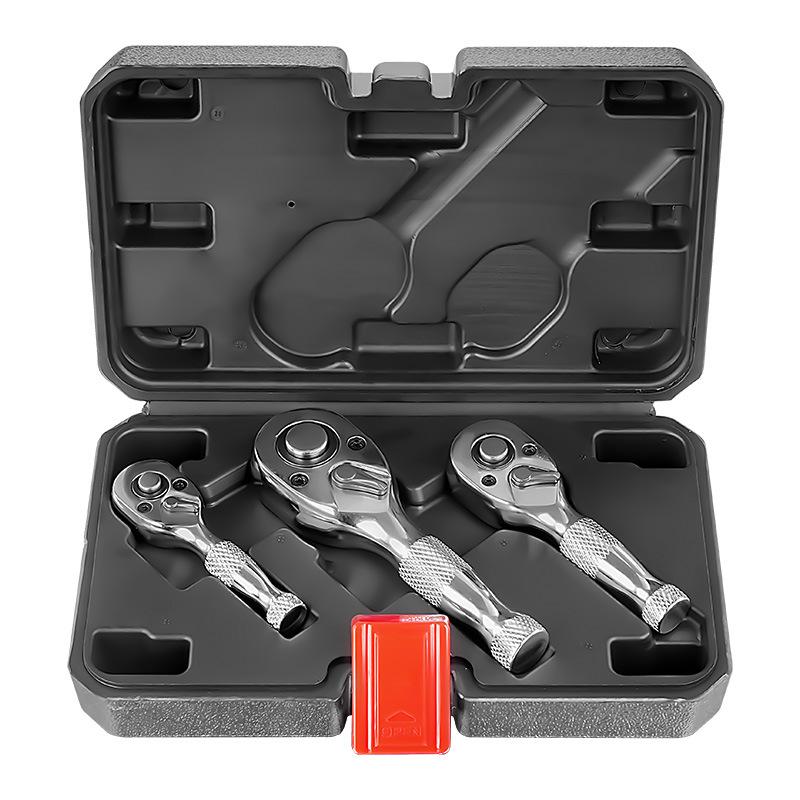 Professional 72T Bi-Directional Ratchet Handle - Compact Short Arm Socket Wrench Set (1/4, 3/8, 1/2) - Heavy Duty Mini Repair Tool for Car & Home
Professional 72T Bi-Directional Ratchet Handle - Compact Short Arm Socket Wrench Set (1/4, 3/8, 1/2) - Heavy Duty Mini Repair Tool for Car & Home
