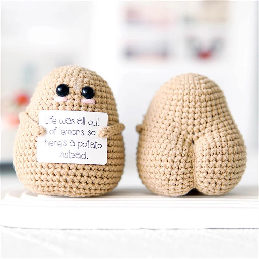 Pure Hand-woven Positive Energy Lovely Potato Doll New Product Handmade Potato Home Room Decoration Christmas Gift
Pure Hand-woven Positive Energy Lovely Potato Doll New Product Handmade Potato Home Room Decoration Christmas Gift