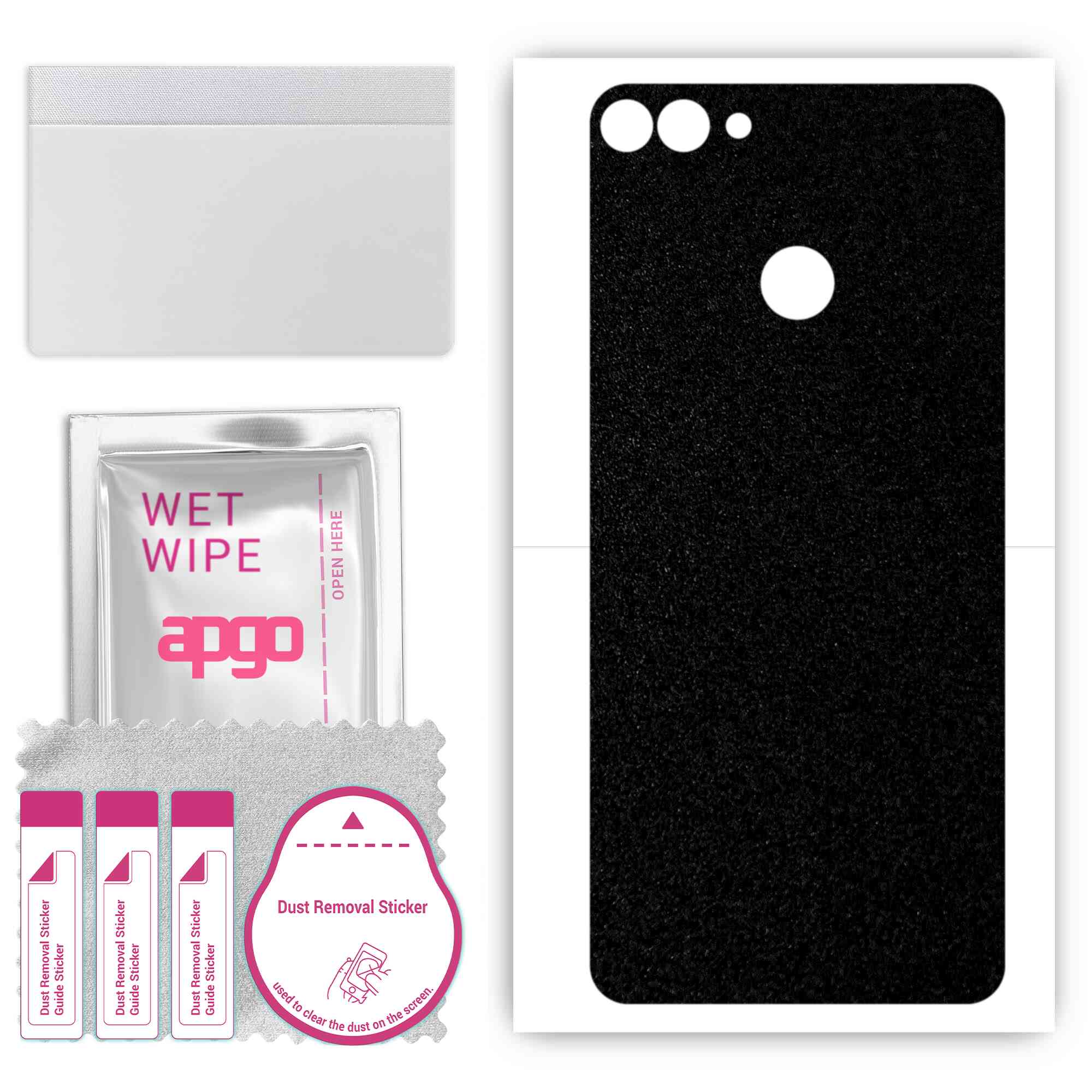 Apgo Protective Skin Sticker для задньої панелі, сумісний з Huawei Y9 (2018 р), Пакетна плівка, фольга, вініл – візерунок матовий чорний
Apgo Protective Skin Sticker для задньої панелі, сумісний з Huawei Y9 (2018 р), Пакетна плівка, фольга, вініл – візерунок матовий чорний