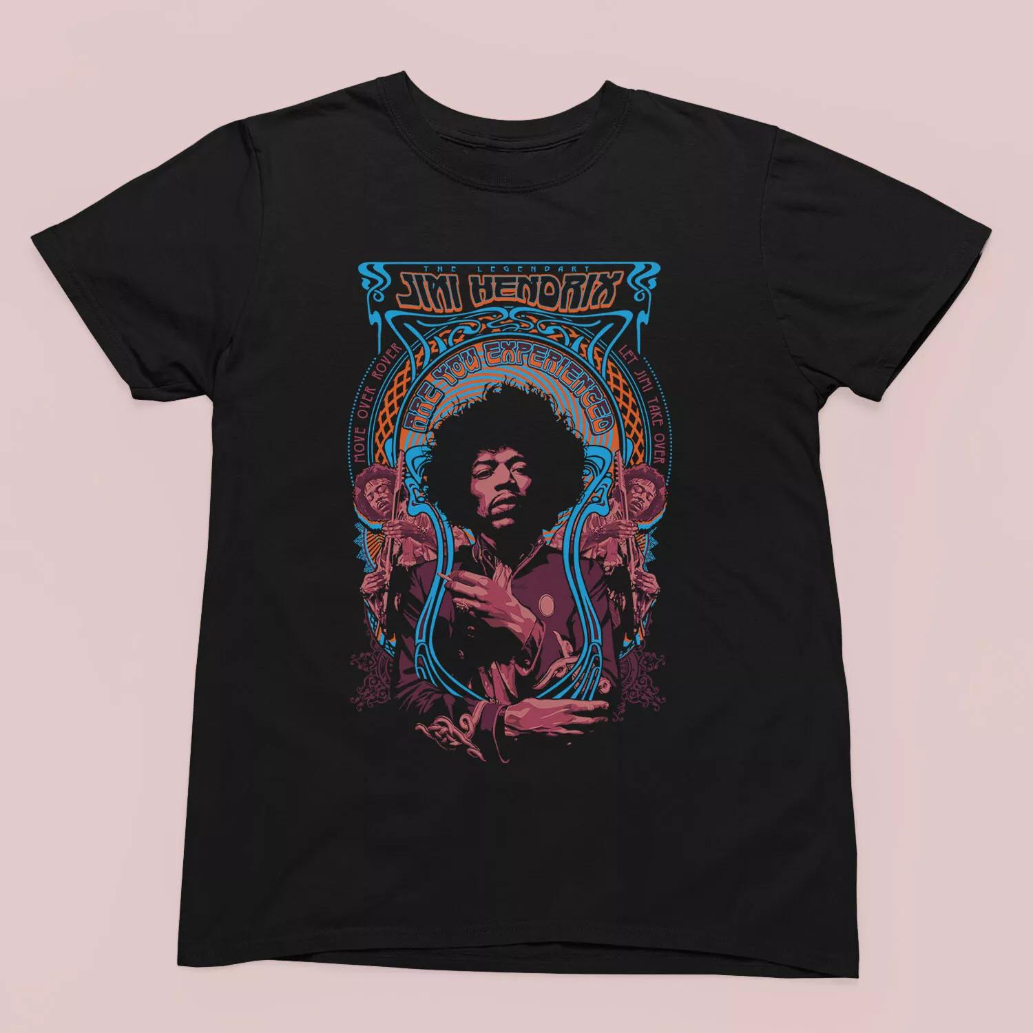 Jimi Hendrix Graphic TShirt Psychedelic Rock Art Graphic Tee Men Women Summer Mens TShirt Black Crew Neck Cotton Tee S
Jimi Hendrix Graphic TShirt Psychedelic Rock Art Graphic Tee Men Women Summer Mens TShirt Black Crew Neck Cotton Tee S