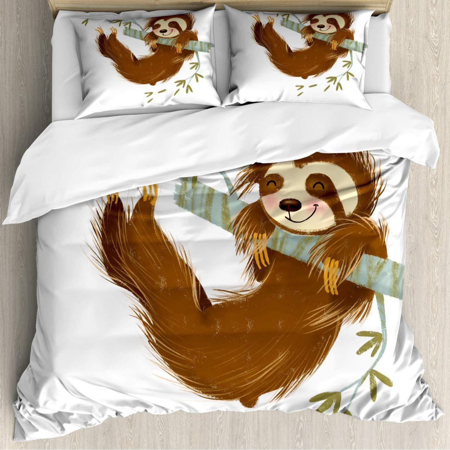 Sloth Duvet Cover Yoga Modern Quilt Cover Three-Piece Full Size Children Male Female Adult EU single 135*200
Sloth Duvet Cover Yoga Modern Quilt Cover Three-Piece Full Size Children Male Female Adult EU single 135*200