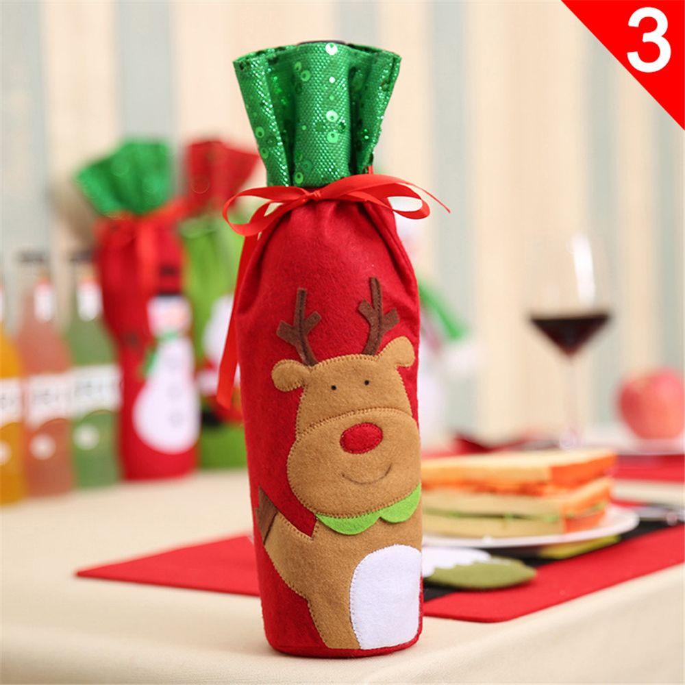 Очаровательный Санта Клаус Олень Чехол-мешок для винной бутылки Декор для обеденного стола Упаковка для шампанского Рождество 3
Очаровательный Санта Клаус Олень Чехол-мешок для винной бутылки Декор для обеденного стола Упаковка для шампанского Рождество 3