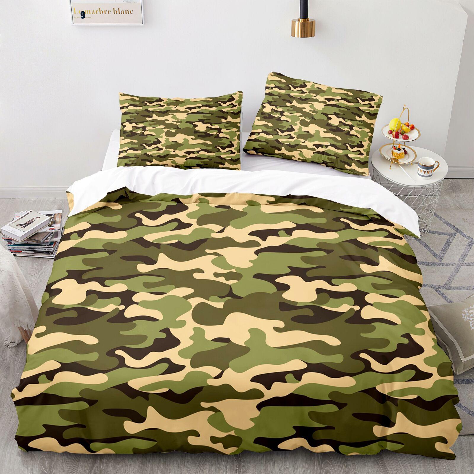 Camouflage Bed Set Combat Army Doona Quilt Duvet Cover Single Double Queen Size Single 135x200cm
Camouflage Bed Set Combat Army Doona Quilt Duvet Cover Single Double Queen Size Single 135x200cm