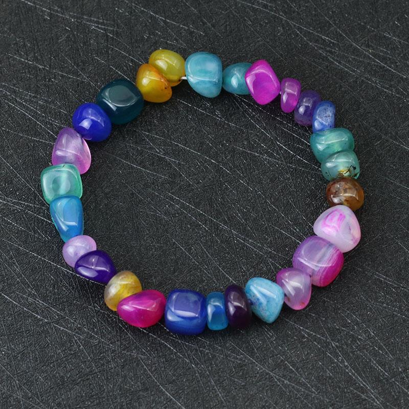 Noter Bohemia 100% Natural Irregular Stone Bracelet For Men Women Smooth Indian Beaded Braclet Gift For Lover Beach Accessories
Noter Bohemia 100% Natural Irregular Stone Bracelet For Men Women Smooth Indian Beaded Braclet Gift For Lover Beach Accessories