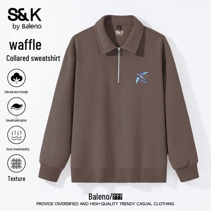 Baleno Men s S&K Waffle Knit Half-Zip Sweatshirt 2XL
Baleno Men s S&K Waffle Knit Half-Zip Sweatshirt 2XL