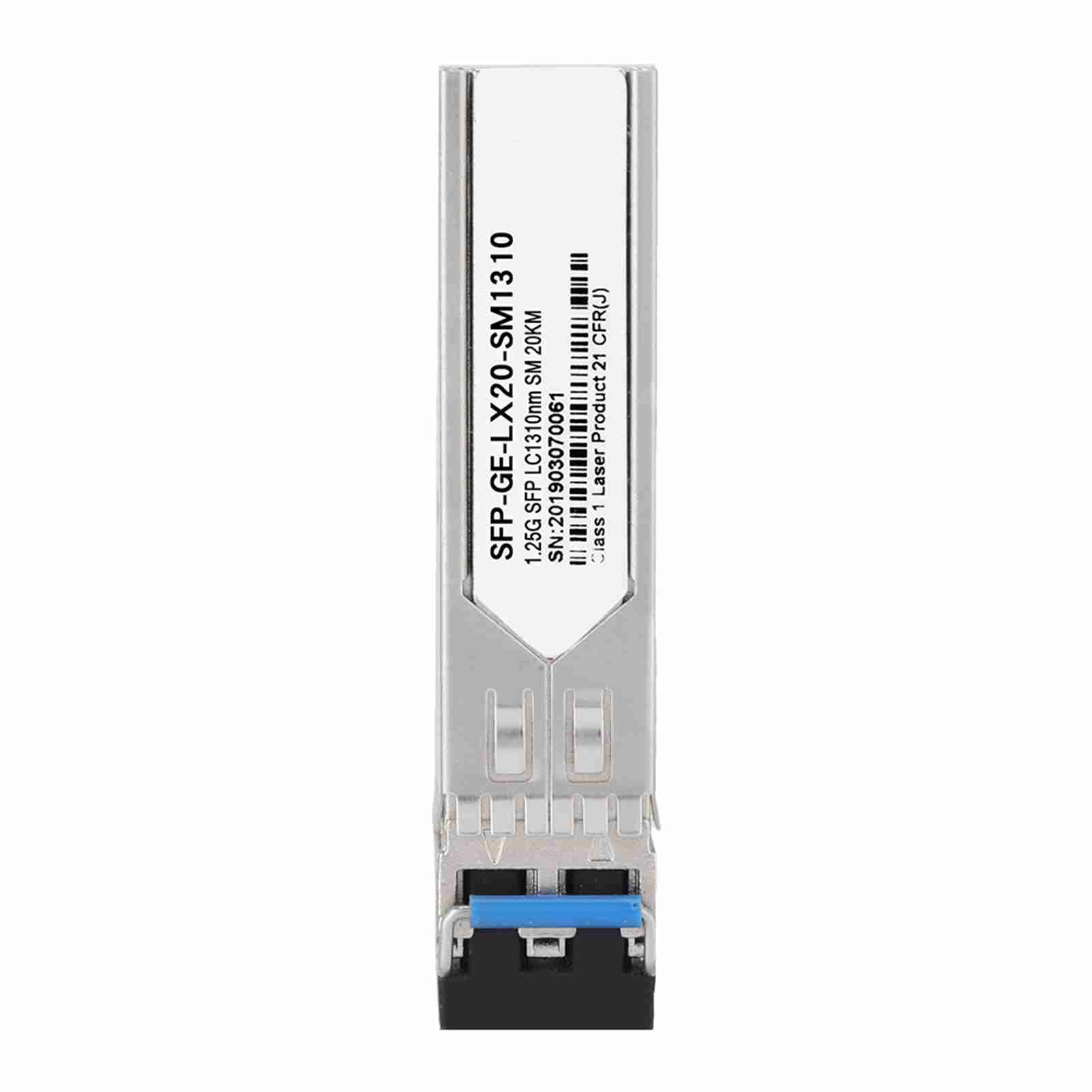 AIQYP19013 SFp gE LX20SM1310 20 км гігабітний одномодовий оптичний модуль трансивера з подвійним волокном
AIQYP19013 SFp gE LX20SM1310 20 км гігабітний одномодовий оптичний модуль трансивера з подвійним волокном
