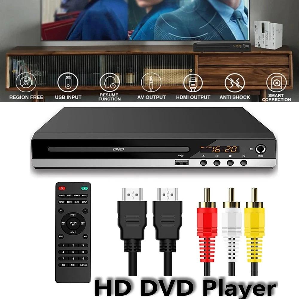 1080 HD DVD-програвач Всі регіони Безкоштовний DVD CD Диски AV Вихід USB Вбудований Порт для Мікрофона Висока Роздільна Здатність Домашній 4K DVD-програвач Коробка чорний
1080 HD DVD-програвач Всі регіони Безкоштовний DVD CD Диски AV Вихід USB Вбудований Порт для Мікрофона Висока Роздільна Здатність Домашній 4K DVD-програвач Коробка чорний