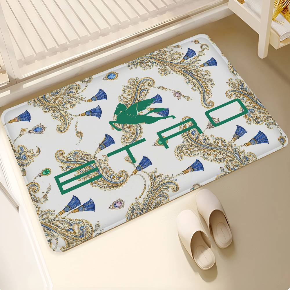 Brand E-Etro Fashion Luxury Entrance Door Mat Nordic Style Home Doormat Bathroom-Toilet Mats Bedroom Hotel Decor Mat 50x80cm
Brand E-Etro Fashion Luxury Entrance Door Mat Nordic Style Home Doormat Bathroom-Toilet Mats Bedroom Hotel Decor Mat 50x80cm