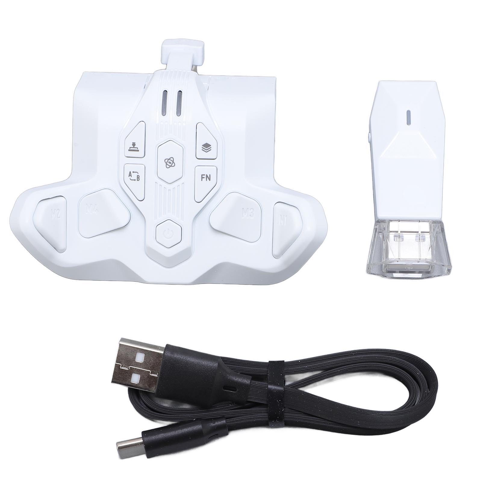 Back Buttons Attachment for X Series Controller Programmable Wireless Receiver Back Paddle for Game білий
Back Buttons Attachment for X Series Controller Programmable Wireless Receiver Back Paddle for Game білий