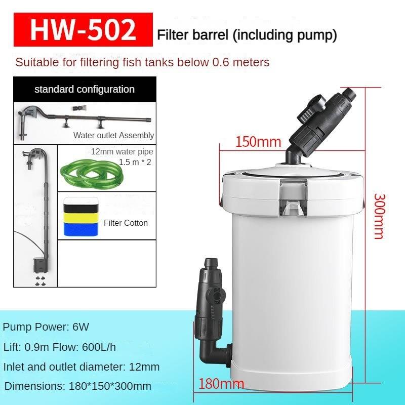 Аквариумный внешний фильтр-бочка с низким уровнем воды, бытовой фильтр для очистки воды, устройство для фильтрации воды в аквариуме HW-502 (2KG)
Аквариумный внешний фильтр-бочка с низким уровнем воды, бытовой фильтр для очистки воды, устройство для фильтрации воды в аквариуме HW-502 (2KG)