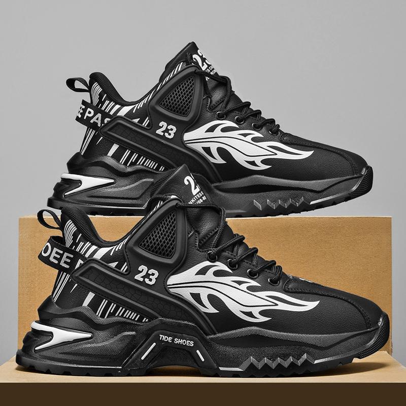 Jinjiang men s shoes autumn and winter new high-top platform sports shoes student leather surface running basketball shoes live broadcast large si 39
Jinjiang men s shoes autumn and winter new high-top platform sports shoes student leather surface running basketball shoes live broadcast large si 39